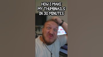 how to make thumbnails fast and easy #behindthescene #thumbnail #timelapse
