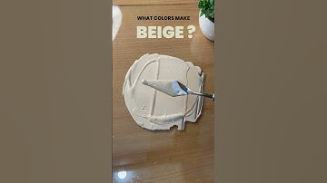 How to make BEIGE color ? #youtubeshorts #colormixing #art #satisfying #asmr