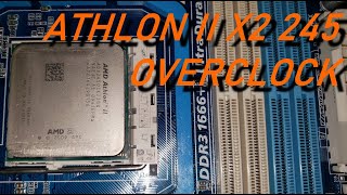 OVERCLOCK ATHLON II X2 245 - 2.9 Ghz / 3.7 Ghz - GAIN   30% !