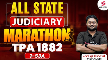 Transfer of Property Act 1882 | TPA 1882 MCQs for Judiciary Exams 2025 | Vishal Sir