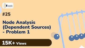 Node Analysis with Dependent Sources Problem 1 | DC Circuits and Network Theorems | EXTC Engineering