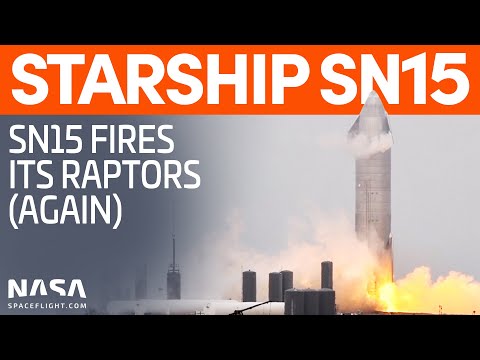 Starship SN15 Static Fires Again | SpaceX Boca Chica