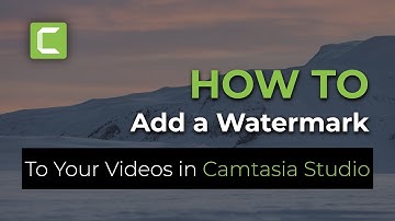 How To Add a Watermark to Your Videos in Camtasia Studio