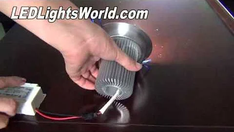 Directional 21W (Seven 3 watt) LED Downlight