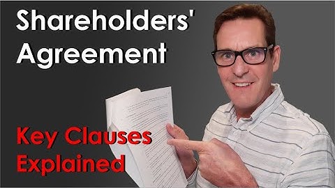 Shareholders Agreement Explained