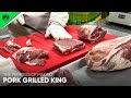 The process of making handmade pork grilled king a meat processing and distribution plant in korea