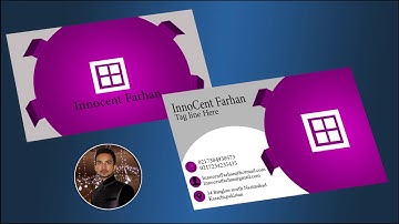 Business card design in photoshop cs6