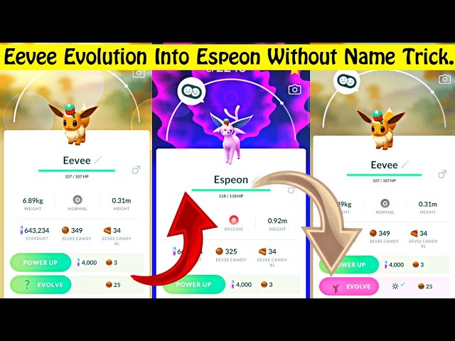 IGN on X: #PokemonGO is BACK. Here's how to evolve Eevee into Umbreon or  Espeon!   / X