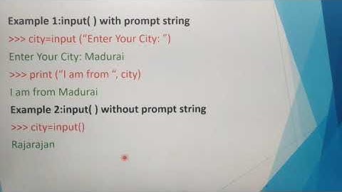 Input and Output Functions of Python, input(), print(), Tamil, Part 3, Chapter 5, A. Jaya Mabel Rani