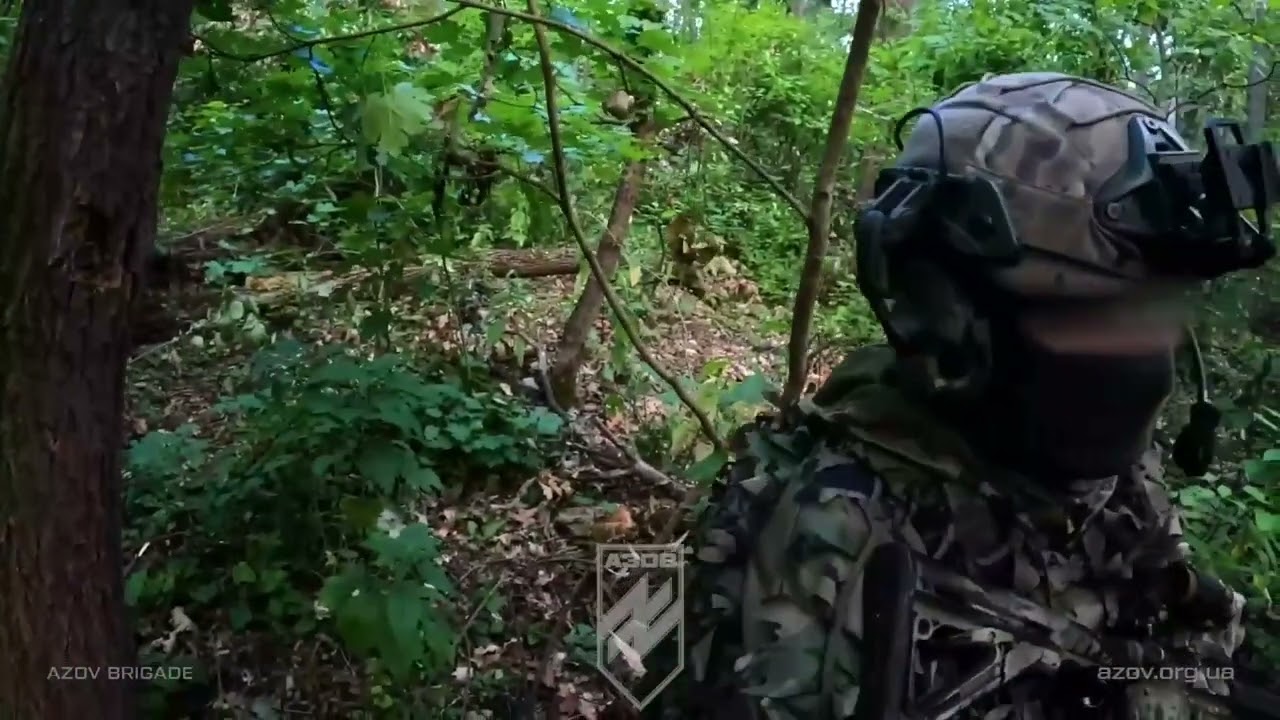 Unique footage of the work of the reconnaissance unit of the 12th Azov Brigade