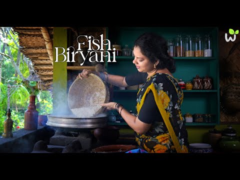 FISH BIRYANI RECIPE | Taste of Kingfish Biryani | My Village Lifestyle | Traditional Cooking Style.