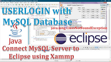 Eclipse 2023 - Userlogin with MySQL Xampp - Java Programming #4 - Login