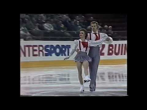 Natalia Annenko Genrikh Sretenski URS 1989 European Championships Compulsory Dance 1