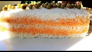 Кулинария с Лизой - Рисовый салат рецепт как в СССР Кулинария с Лизой - Рисовый салат рецепт как в СССР