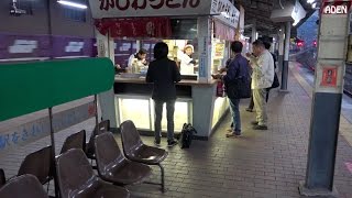 Street Food in Train Station - Japan