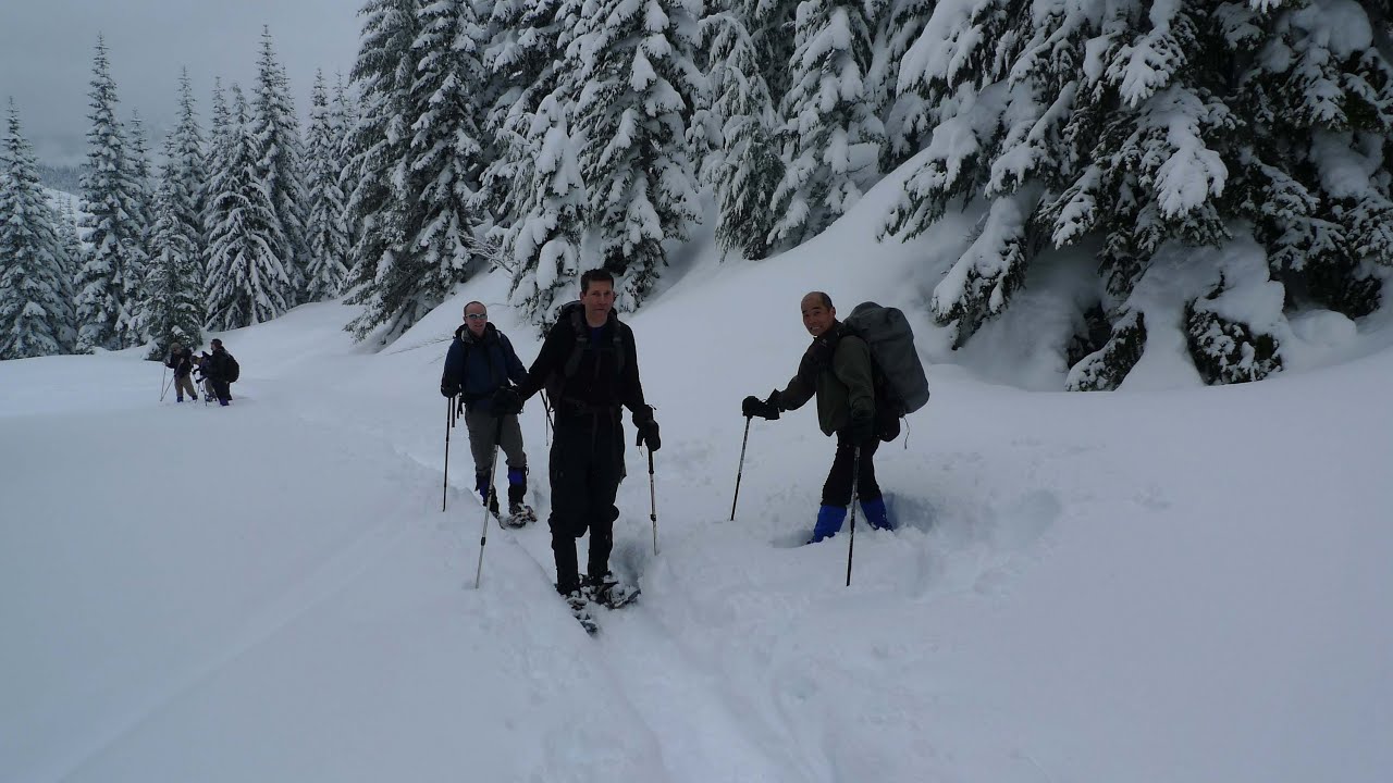 Snoqualmie Pass Snowshoeing YouTube