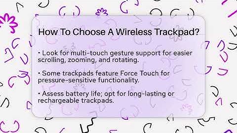 How To Choose A Wireless Trackpad? - The Hardware Hub