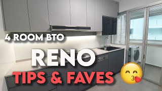 10 RENO TIPS & FAVOURITES  THINGS YOU NEVER KNEW YOU WANTED | 4Room Singapore HDB BTO