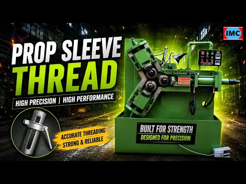Scaffolding Prop Sleeve Pipe Thread Rolling Machine | High Speed Heavy Duty Threading
