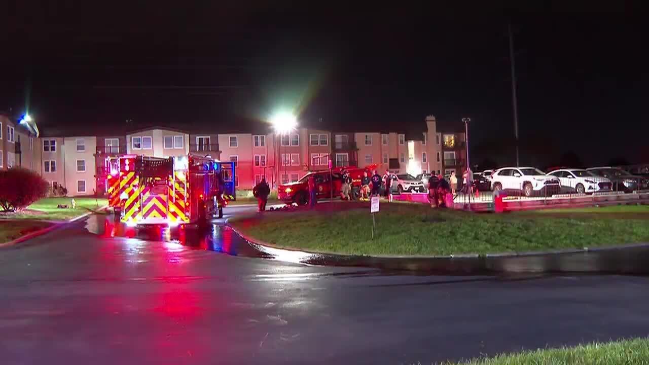 Scene video: 1 taken to hospital after fire at West Omaha apartment ...
