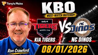 KIA Tigers vs NC Dinos 8/1/26 KBO Prediction Today