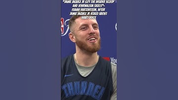 “Jaime Jaquez Jr Got The Insider Scoop and Journalism Skills”-Isaiah Hartenstein. #shorts