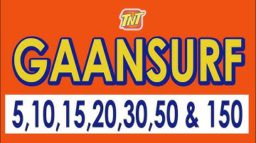 How to Register TNT GAANSURF 5, 10, 15, 20, 30, 50 and 150