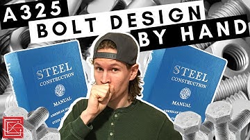 Steel Bolt Design BY HAND and AISC TABLES - AISC Steel Manual 15th Edition