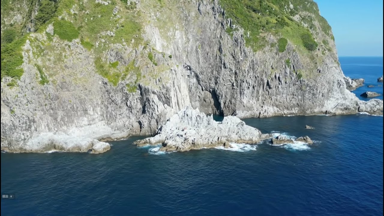 基隆嶼 鳥嘴礁 來餵魚散心#磯釣 #鸚哥魚 #mini3pro #fishing