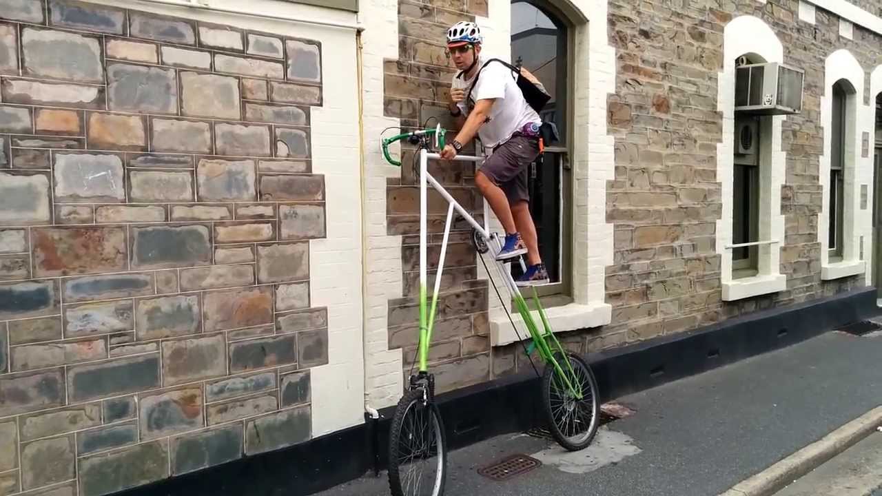 How to ride a Tall Bike. YouTube