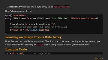 How to Read and Save Images Using Byte Arrays in Emgu.CV