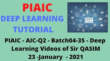 PIAIC-AIC-Q2-Batch04-35-Deep_Learning_Lecture 1 - Sir Qasim (23-January-2021) in Urdu | Hindi