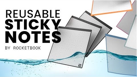 A Kickstarter Project We Love: Rocketbook Reusable Sticky Notes
