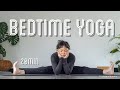 Bedtime yoga for tension  stress release  20min  neck upper body  hips