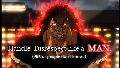 5 ways to handle disrespect like a man.