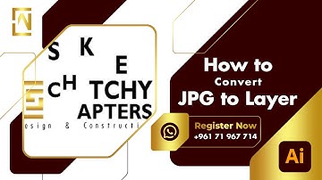 Illustrator Tutorial - How to convert image to layers (element ,vector)