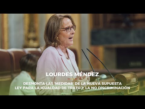 Méndez desmonta las 'medidas' de la nueva supuesta ley para la igualdad de trato