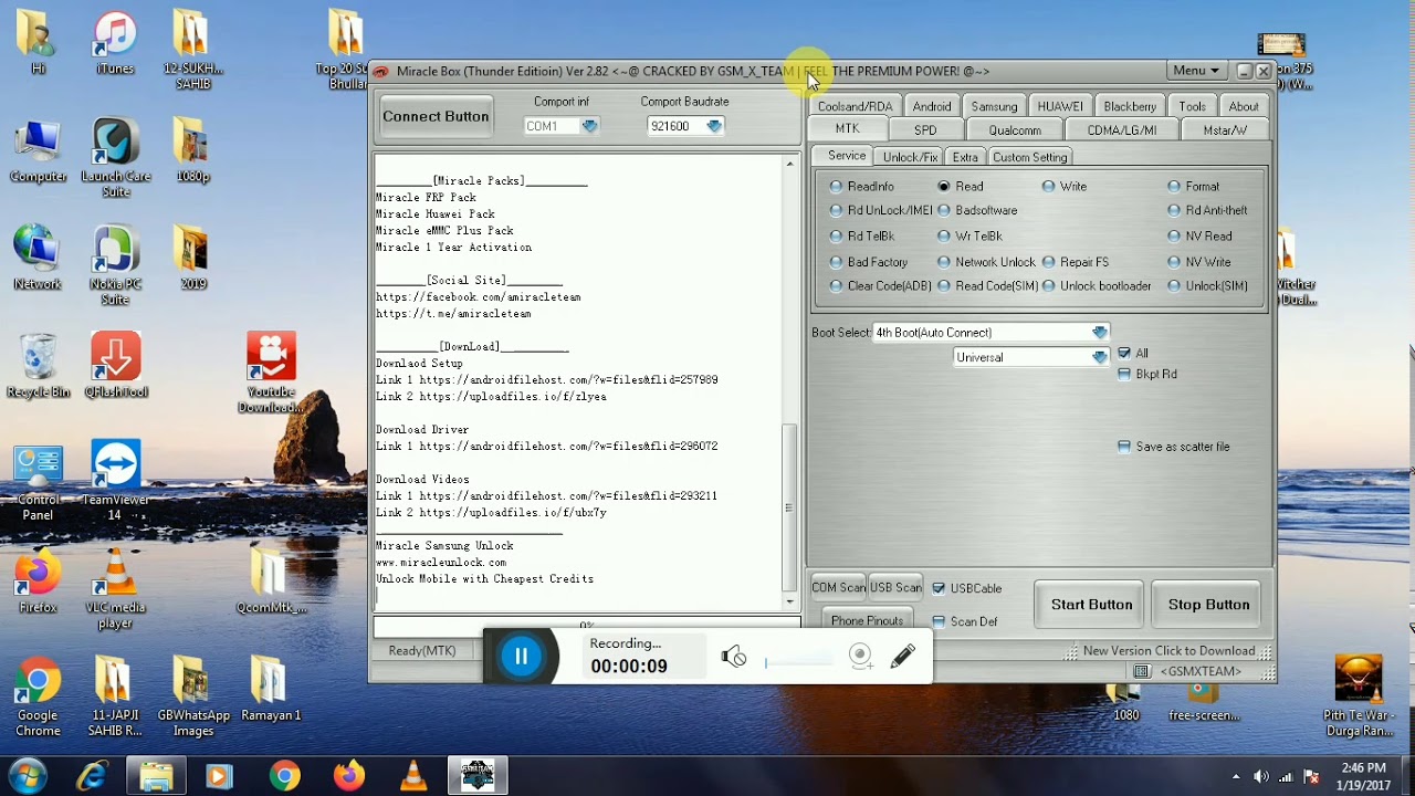 Vivo Y91i 1820 pattern Frp unlock miracle box 2.82 👆👇
