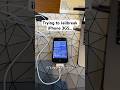 Trying to Jailbreak iPhone 3GS… #iphone #ios #techtok