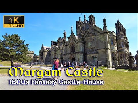 Margam Castle, Wales (No Music, No Talk) 4K Walking Tour