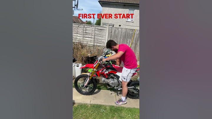 140 PIT BIKE FIRST START!! BRAND NEW OUT THE BOX!!