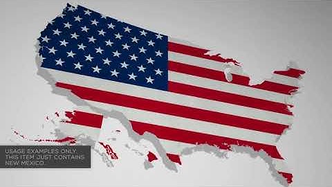 After Effects Template : New Mexico Map Kit