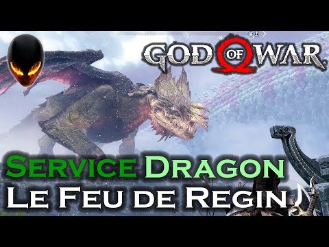 GOD OF WAR REGIN Service Rendu au Dragon - LE FEU DE REGIN