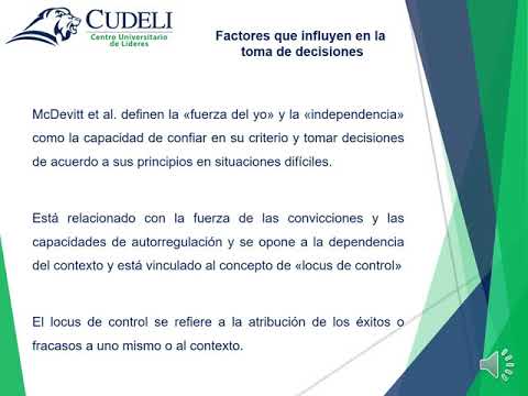 Factores internos que influyen en la toma de decisiones Factores internos y externos clave en la toma de decisiones