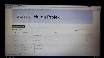 PHPExcel, Export data to Excel