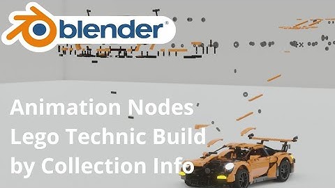 Blender 2.9A- Animating Building Bricks by Collection Info using Animation Nodes