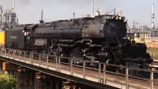 Union Pacific Big Boy 4014 Steam Train Going Home