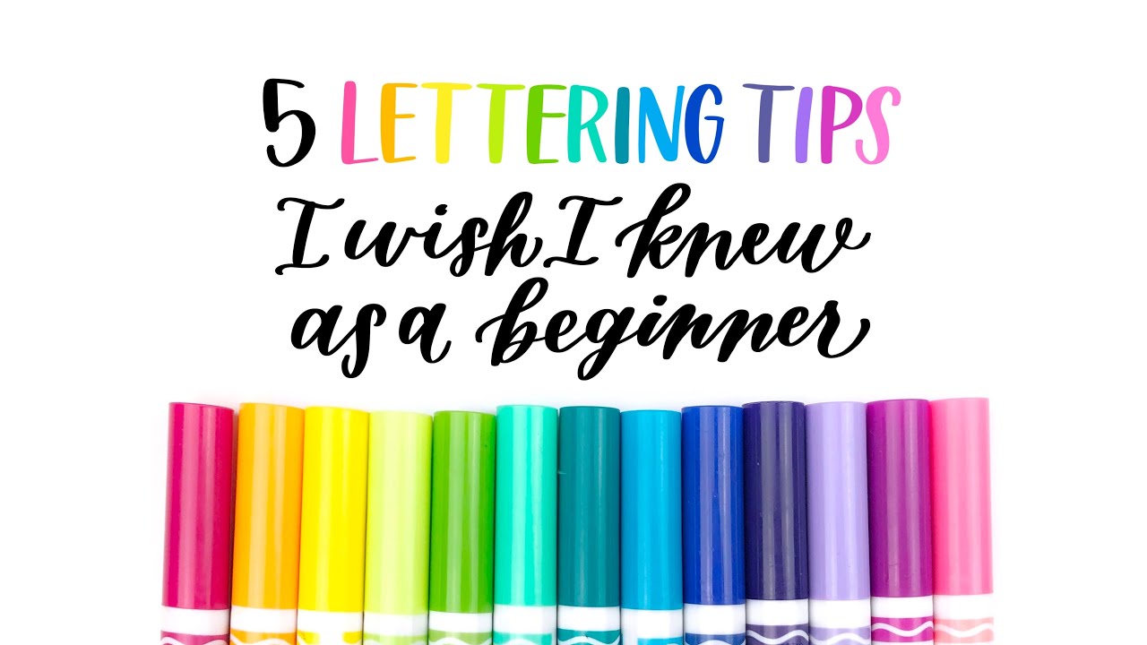 5 Types of Brush Pens for Hand Lettering Beginners - Ensign Insights