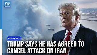 Trump Says US 'Locked and Loaded' but Has Agreed to Cancel Attack on Iran | Dawn News English