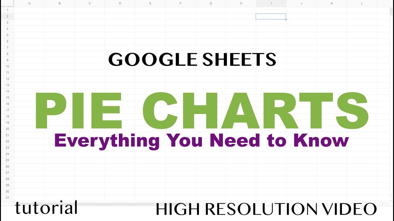 Google Sheets Charts Tutorial